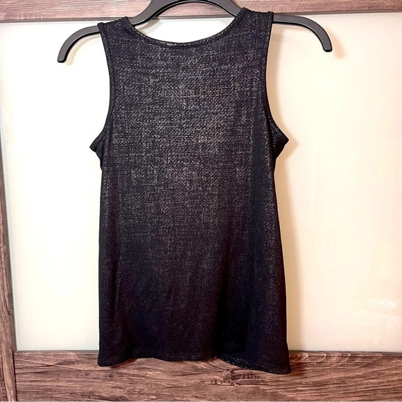 More Than Magic Girls Twist Front Metallic Effect Tank Top Size Large (10/12) - Picture 2 of 5